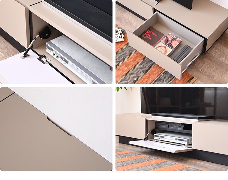 テレビボード プロジェクター台 収納付き ロータイプ 幅180cm パソコン テレビボード プロジェクター台 収納付き ロータイプ 幅180cm パソコン