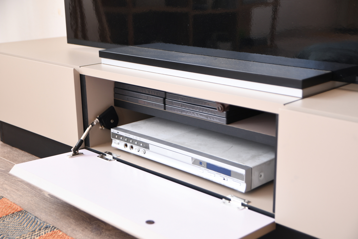 テレビボード プロジェクター台 収納付き ロータイプ 幅180cm パソコン