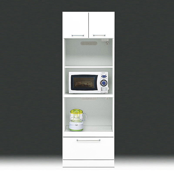 レンジ台 キッチン収納 完成品 幅60cm キッチンボード 鏡面 ホワイト 白 日本製 :1640029000:大宝家具2号店 - 通販 -  Yahoo!ショッピング