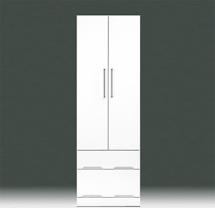 ワードローブ クローゼット タンス 完成品 幅60cm スリム スーツ 木製 