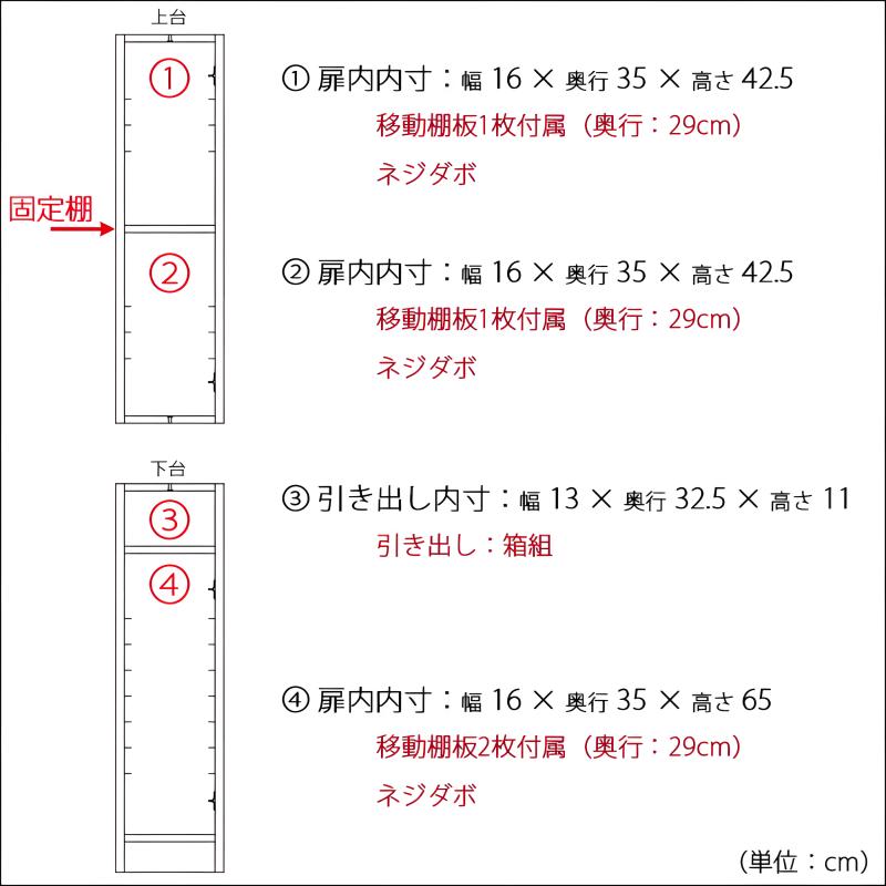 食器棚 キッチンボード 幅20cm 20cm幅 カップボード キッチン 収納 完成品 キッチン棚 棚 キャビネット おしゃれ スリム キッチン収納 キッチン収納棚 ラックの画像