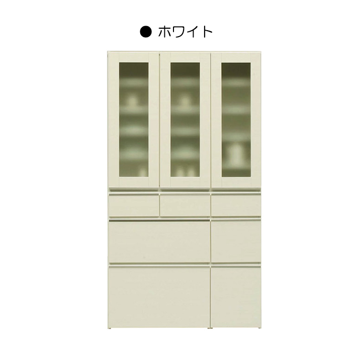 食器棚 ダイニングボード 幅100cm 完成品 キッチン収納 キッチンボード ...