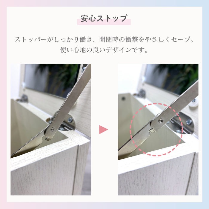 ドレッサー コスメボックス メイクワゴン メイクケース 木製