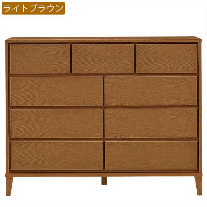 チェスト タンス ローチェスト たんす 木製 おしゃれ 衣装ケース 洋服タンス 4段 幅120cm 収納家具 完成品 リビングチェスト 収納チェスト 引き出し収納_1