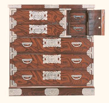 民芸箪笥 和たんす 和風 宝箪笥框造り 90cm整理箪笥 筑後民芸