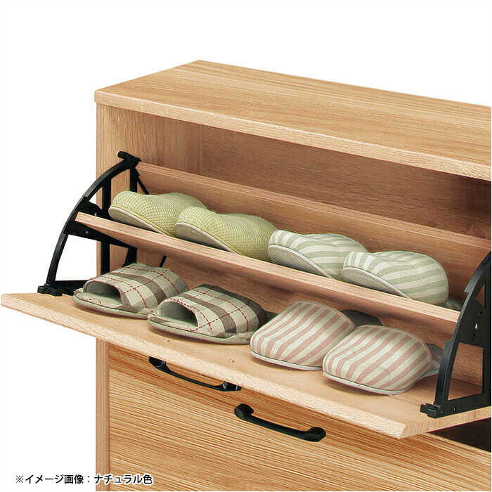 幅64cm 奥行24cm 薄型 スリッパラック シューズボックス 2段 幅64cm 奥行24cm 薄型 スリッパラック シューズボックス 2段