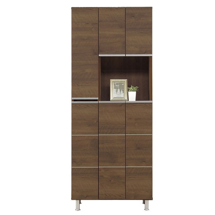 下駄箱　シューズボックス　74×37×180 完成品 シューズボックス 靴箱 下駄箱 ハイタイプ オープン 玄関収納