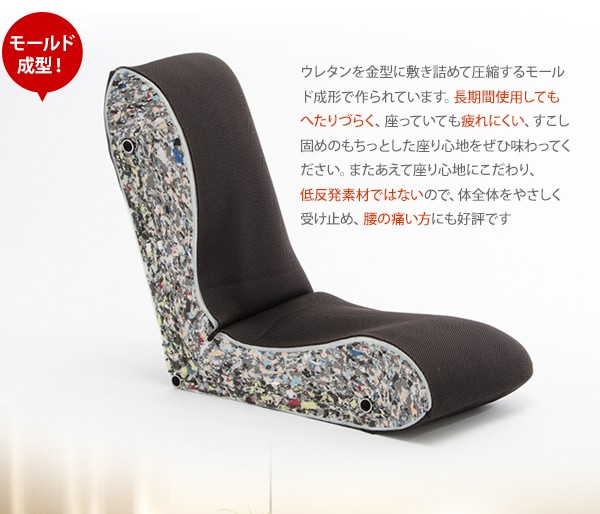 フロアチェアー座椅子「和楽チェアＳサイズ」【日本製】【送料無料】 |  | 11