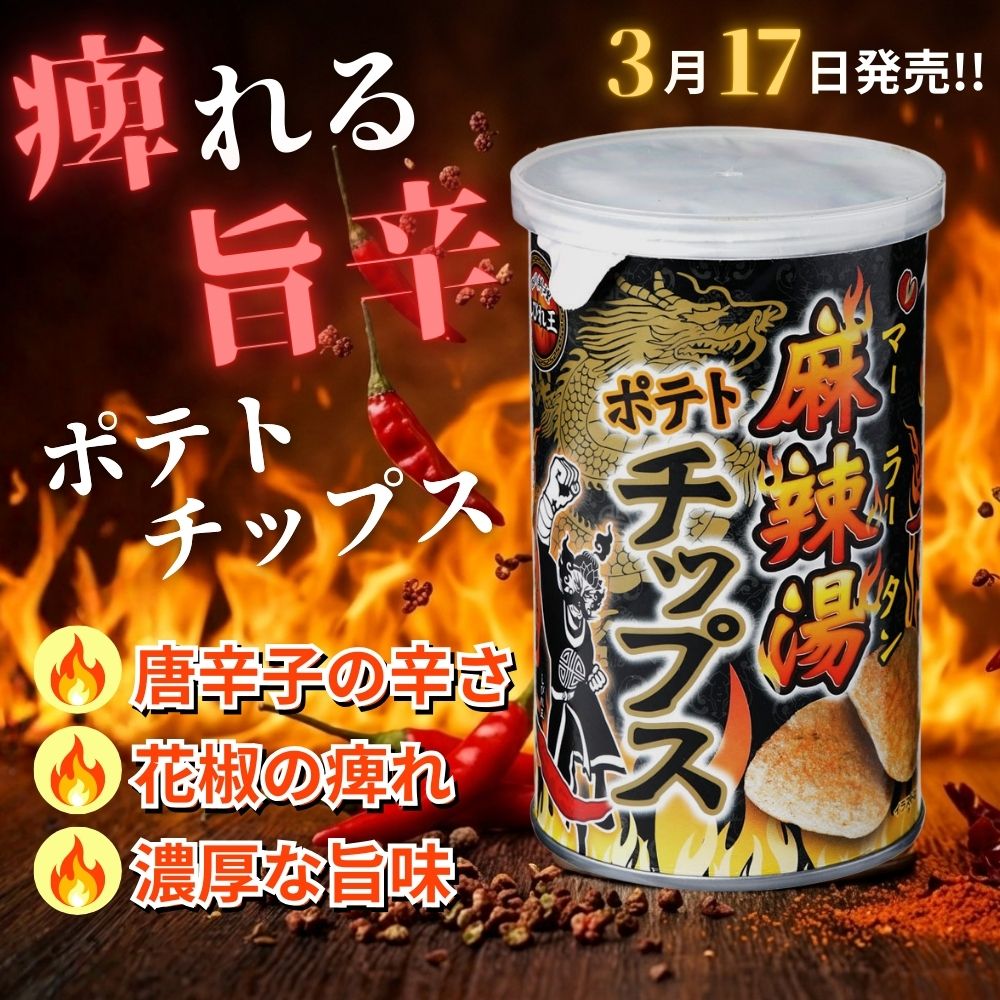 麻辣湯 ポテトチップス 60g ポテチ 麻辣 スナック菓子 おやつ おつまみ