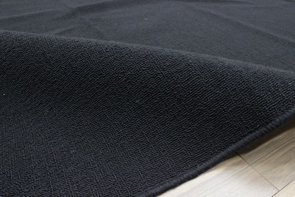 カーペット 4.5畳 ラグ 絨毯 じゅうたん 黒 ブラック 白 ホワイト 日本製  折り畳み 抗菌 無地 OSH (リングシリーズ4.5畳) 江戸間 4.5畳 261×261cm｜tairyo｜02