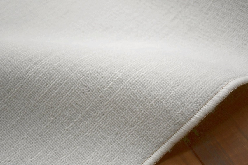 カーペット 10畳 絨毯 じゅうたん 黒 ブラック 白 ホワイト 日本製