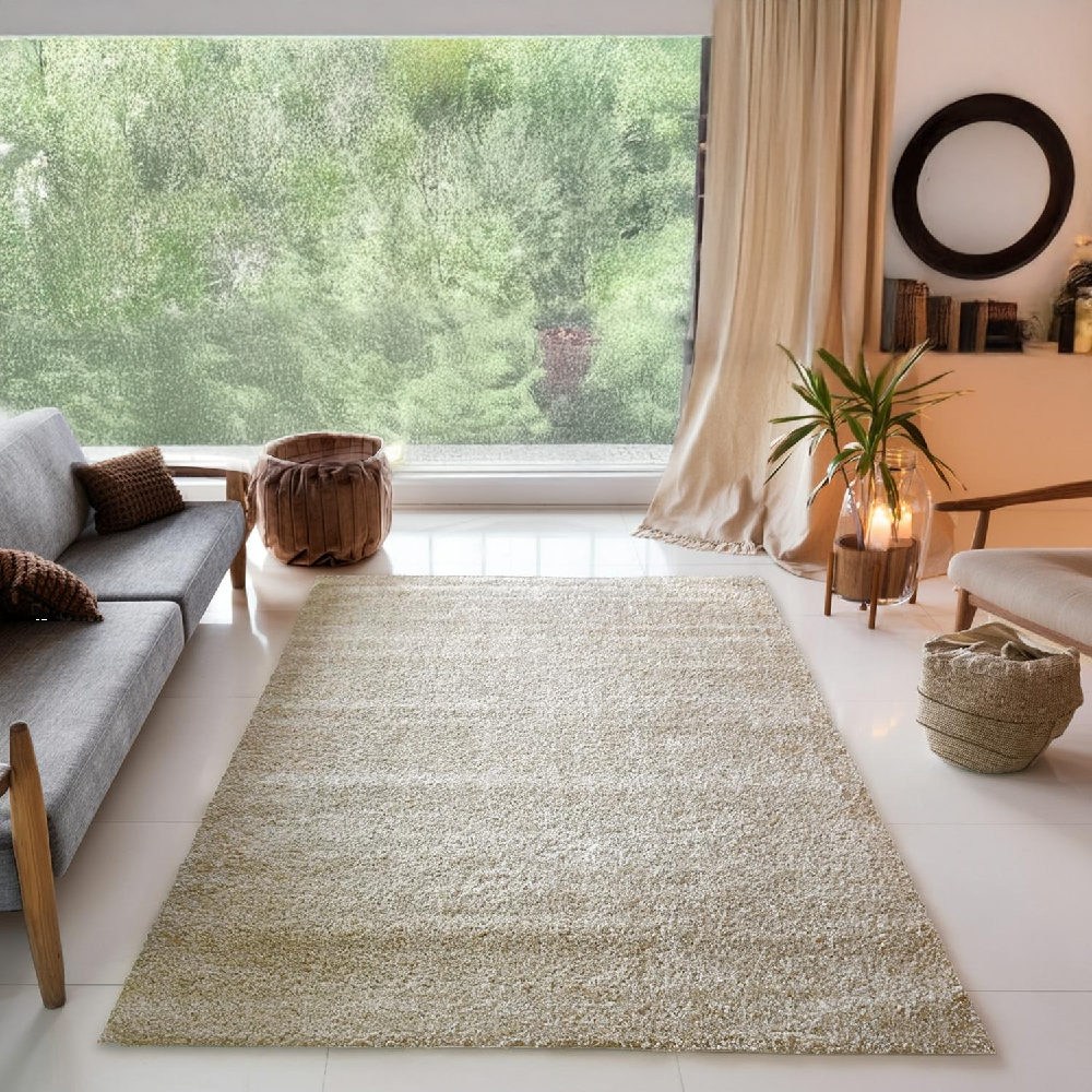 ラグ シャギー おしゃれ 1.5畳 133×190cm 絨毯 カーペット ウィルトン