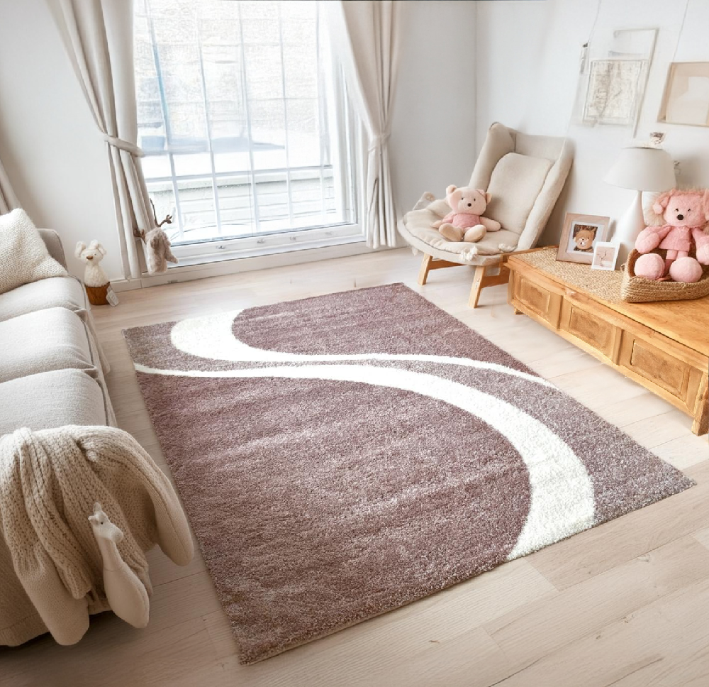 ラグ マット 絨毯 約200×300cm 約4畳 ピンク 洗える 長方形 200×300