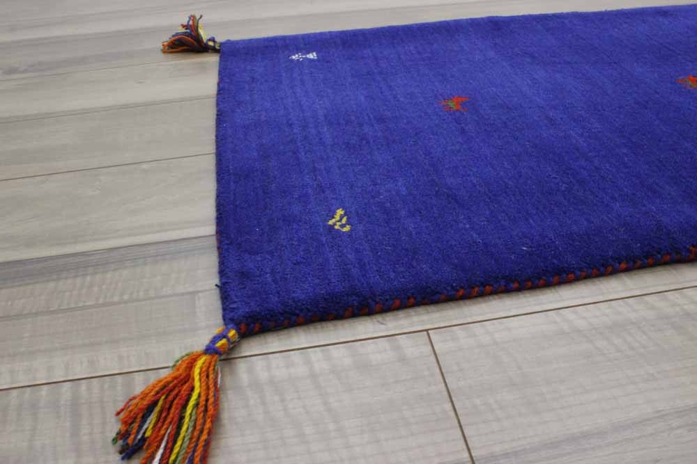 ギャベ ギャッベ ラグ 玄関マット マット 45×75 ウール 絨毯 インド 