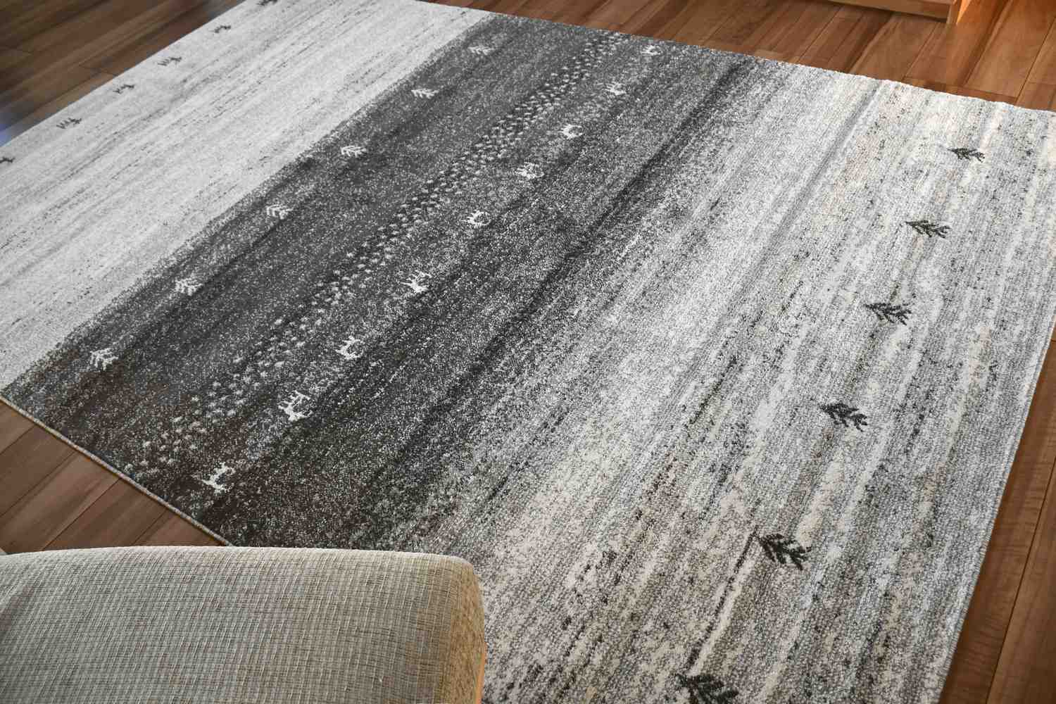 ラグ 北欧 3畳 200×250 cm 絨毯 モダン ギャッベ柄 カーペット 厚手