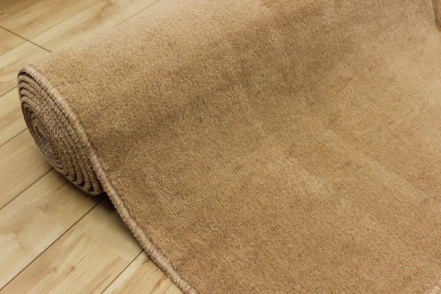 カーペット 6畳 ラグ 絨毯 日本製 じゅうたん 抗菌 防臭 無地 折り畳み ブラウン ベージュ O...