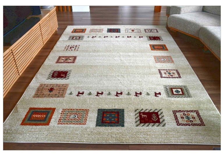 ギャッベ 絨毯 ラグ ラグマット 3畳 4畳 四畳 200×290 じゅうたん