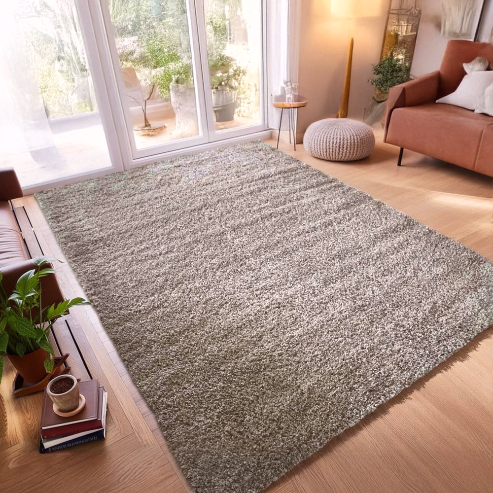 シャギー ラグ 無地 約 6畳 240×330cm シンプル 北欧 モダン 絨毯