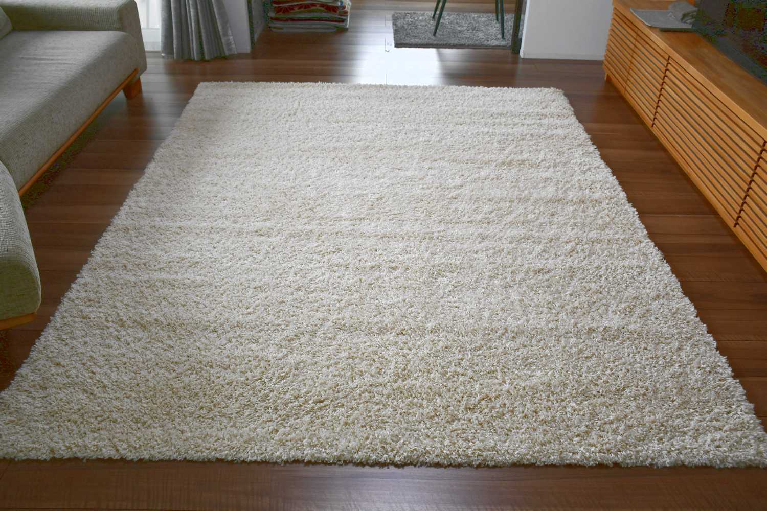 シャギーラグ 無地 絨毯 約 3畳 200×250cm シンプル 北欧 モダン