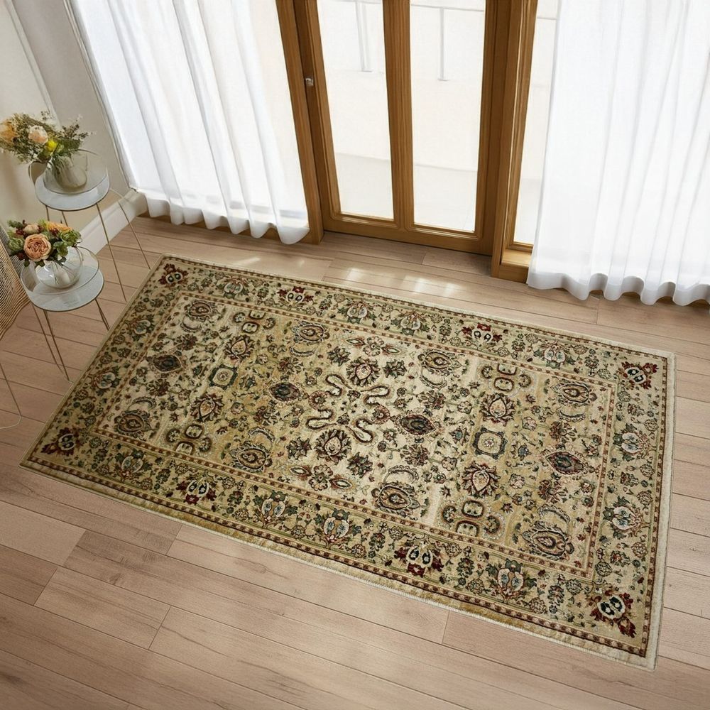 玄関マット ラグマット 約1畳 80×150cm 大判サイズ おしゃれ グリーン