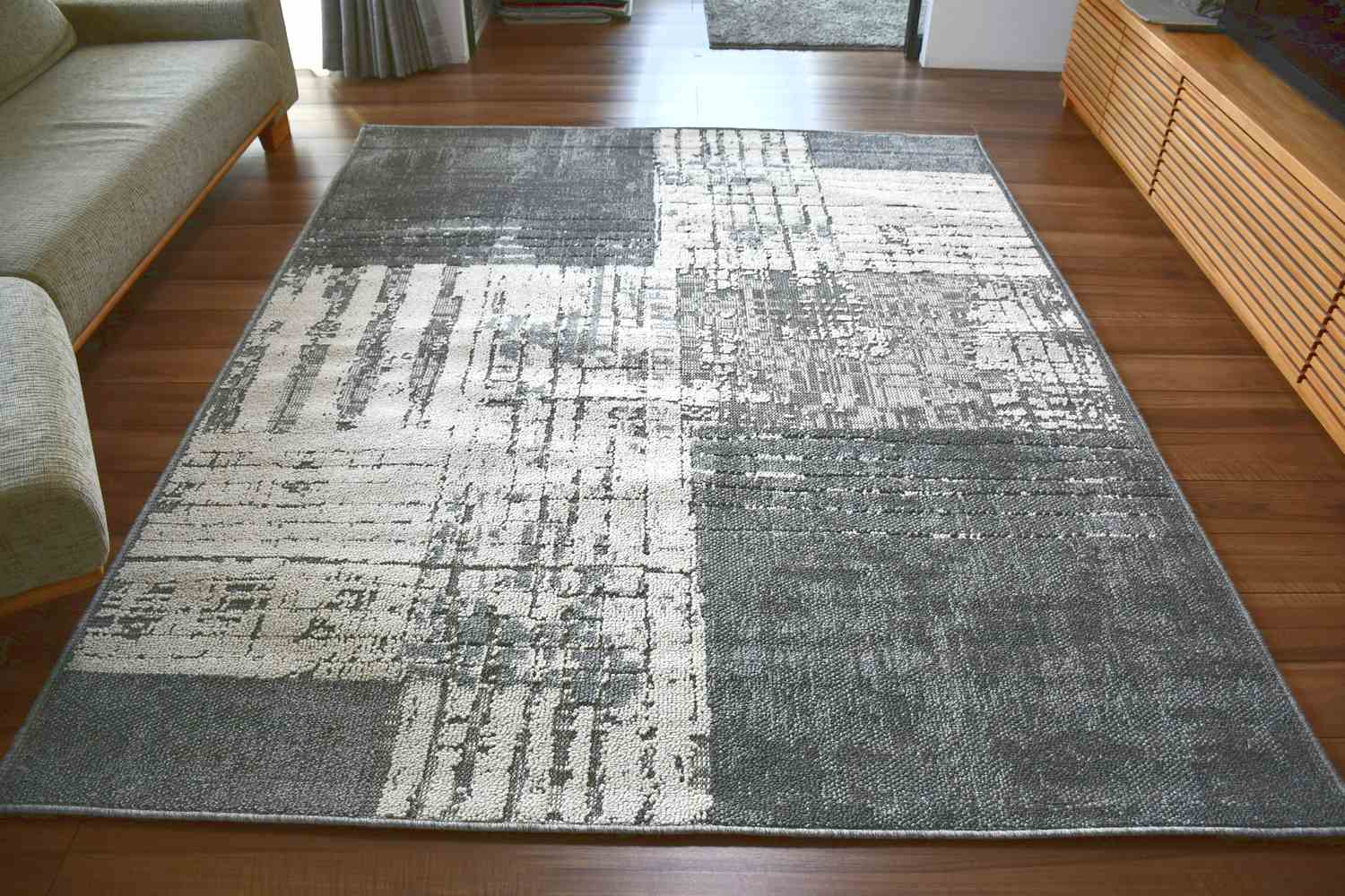ラグ 3畳 カーペット ラグマット 200×250cm ダイニング リビング 絨毯 アジアン モダン クール 夏 薄手 絨毯 おしゃれ 当社在庫 (サンドロ 200×250) 約三畳