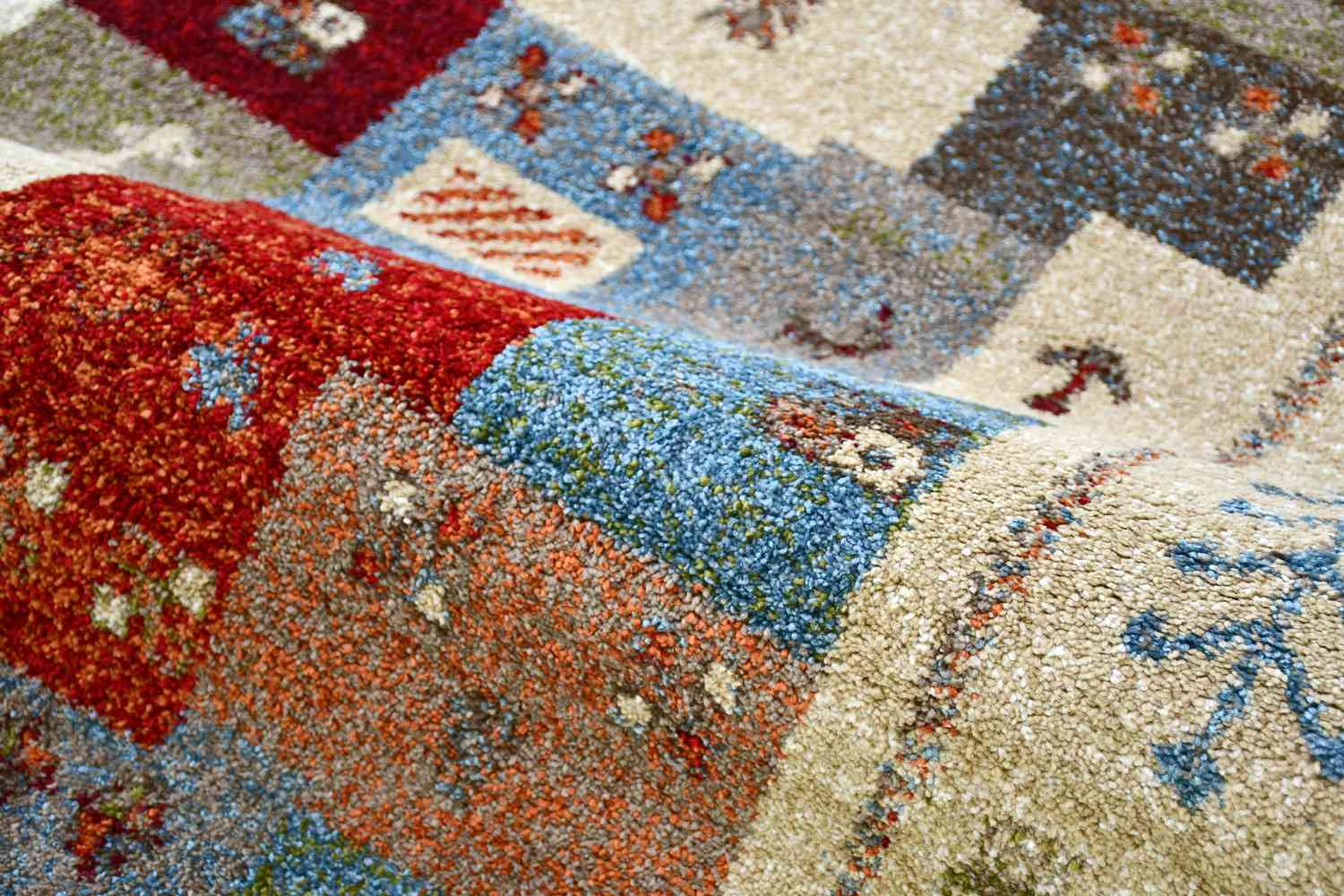 絨毯 ラグ 防炎 カーペット 6畳 240×330cm 厚手 ギャベ柄 ギャッペ風 柄 じゅうたん おしゃれ ウィルトン オリジナル 当社在庫 (ラオショール 240×330) 長方形_9