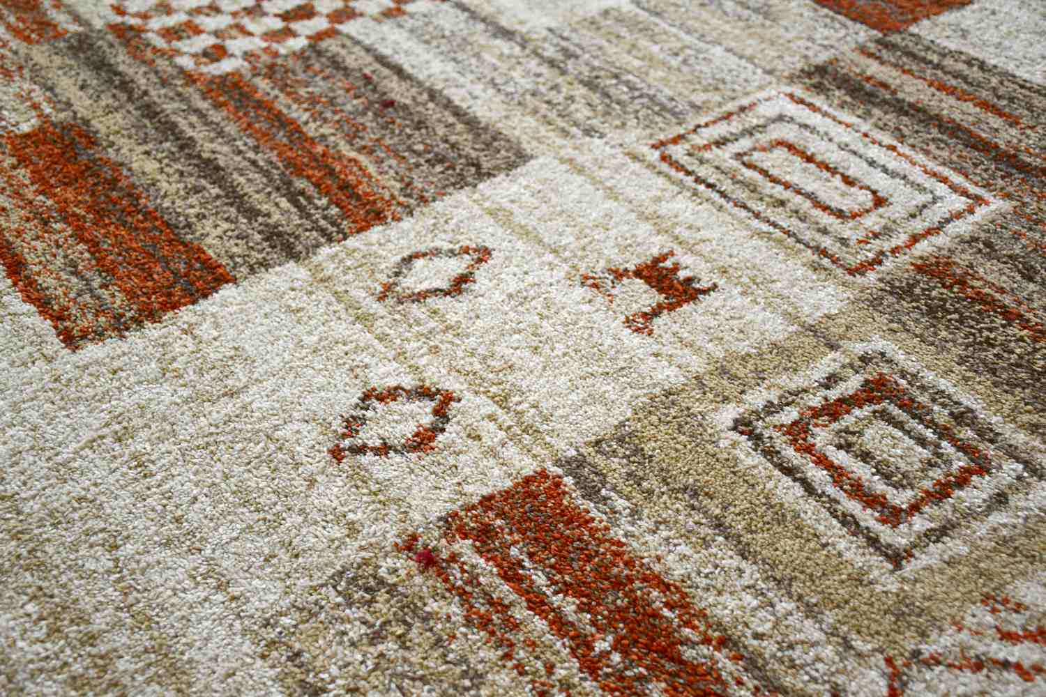 絨毯 ラグ 防炎 カーペット 6畳 240×330cm 厚手 ギャベ柄 ギャッペ風 柄 じゅうたん おしゃれ ウィルトン オリジナル 当社在庫 (ラオショール 240×330) 長方形_13