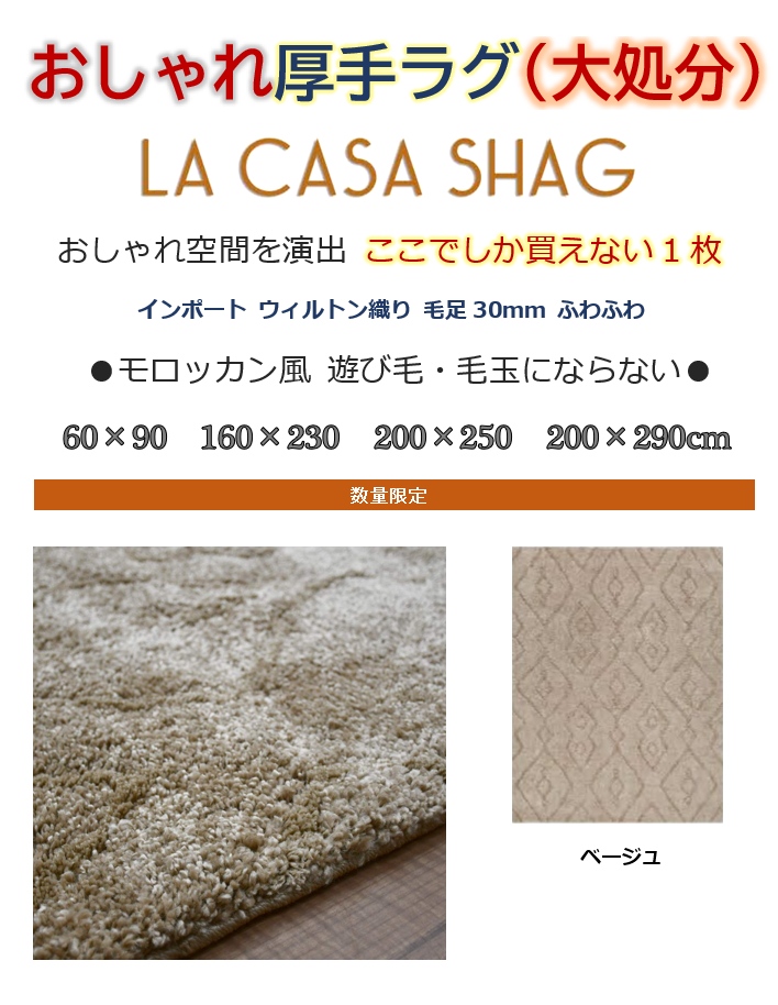 シャギーラグ