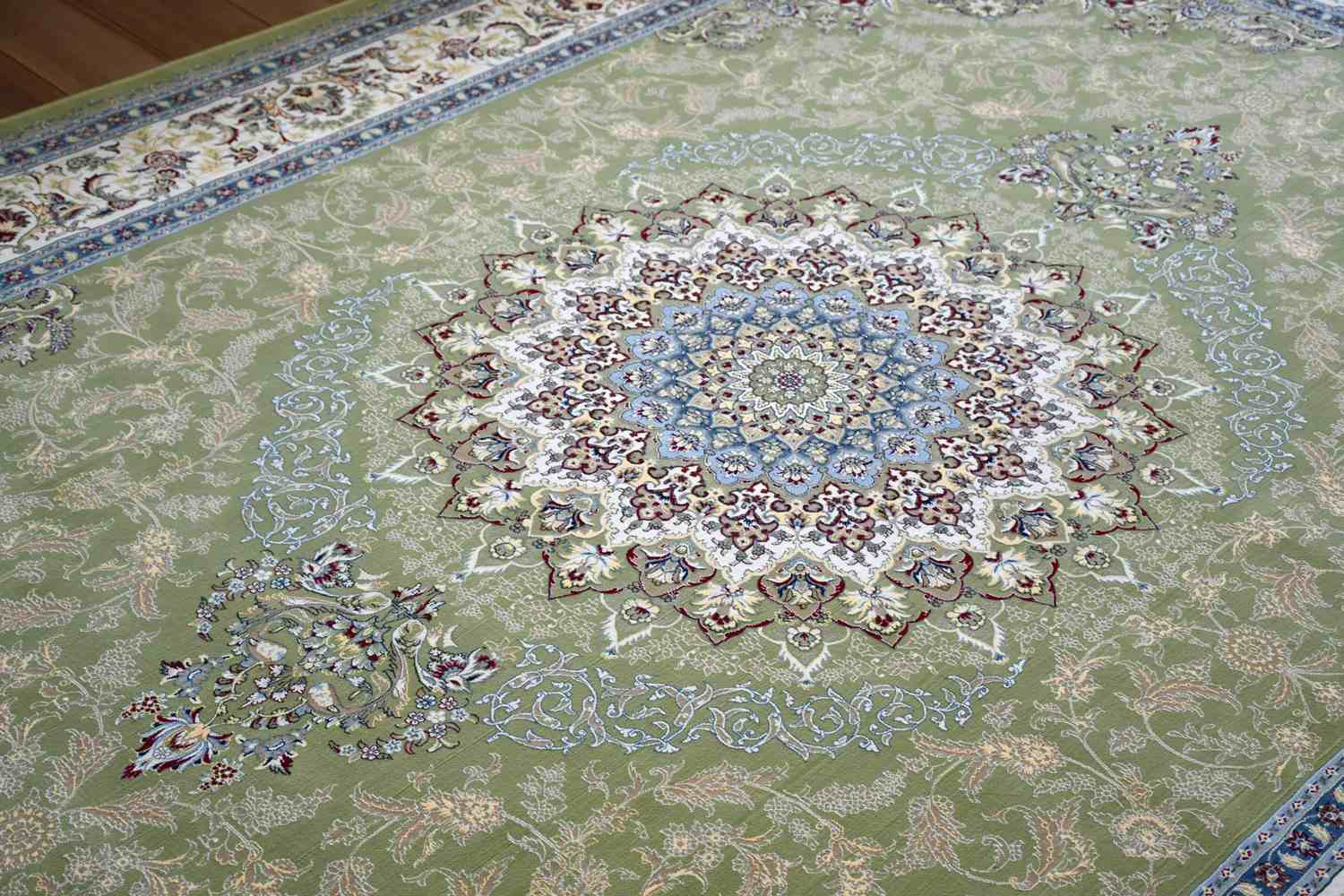 絨毯 ラグ カーペット 4畳 200×290cm おしゃれ 140万ノット 厚手 防炎