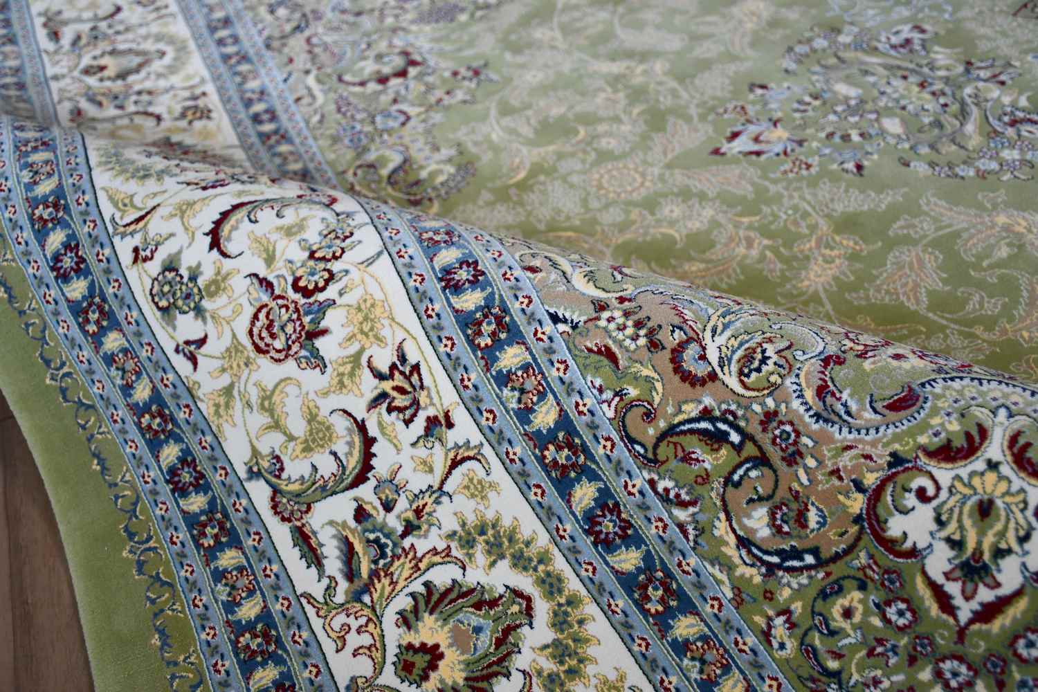 ペルシャ絨毯200×310新品未使用 カーペット ラグ Made in Iran 絨毯 ラグ カーペット 3畳 200×250cm おしゃれ 140万ノット 厚手 防炎