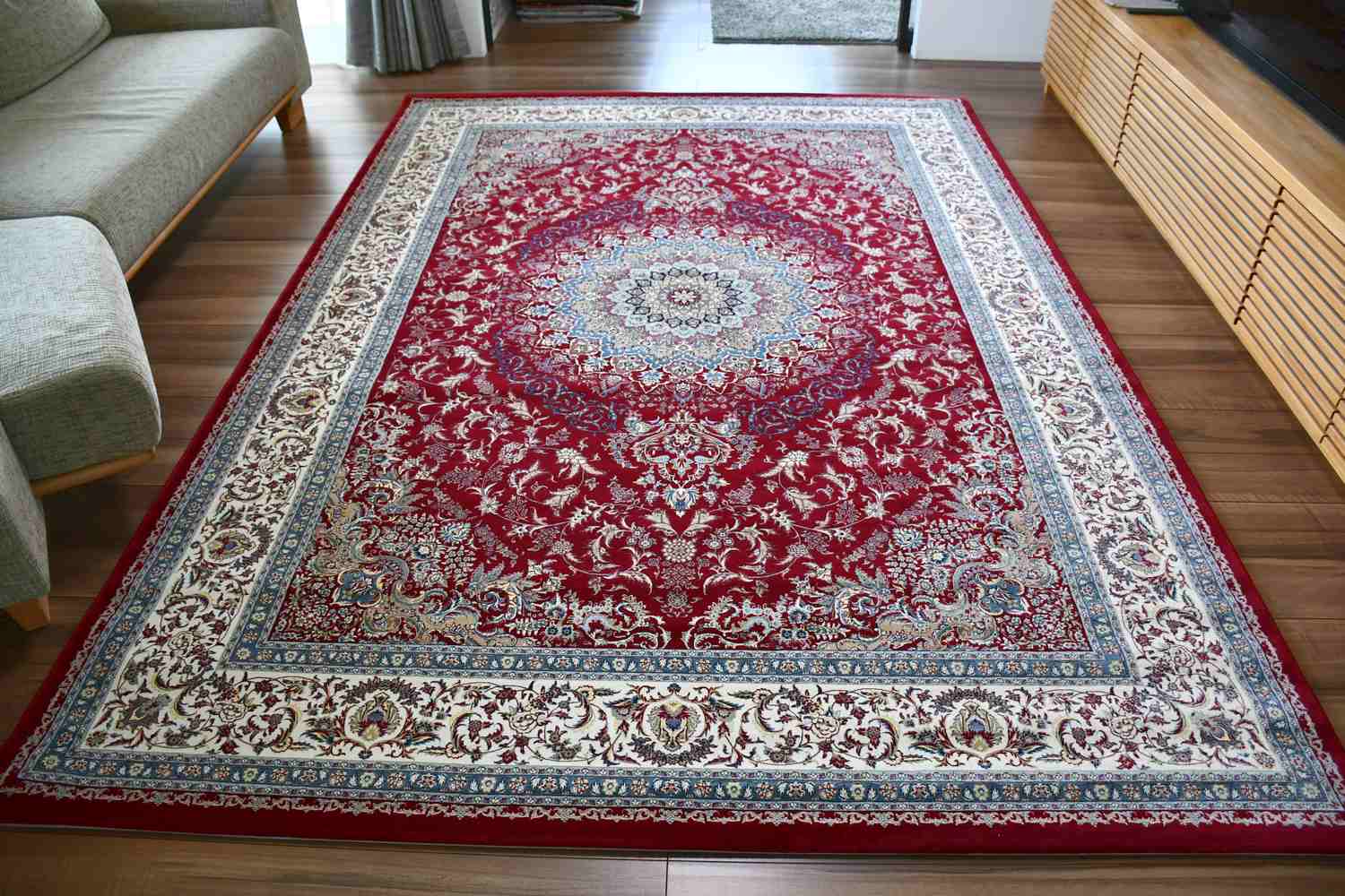 絨毯 ラグ カーペット 3畳 200×250cm おしゃれ 140万ノット 厚手 防炎