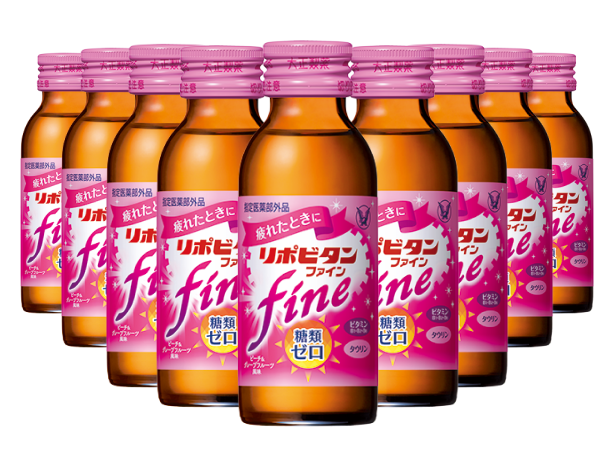 公式 大正製薬 リポビタンファイン 糖類ゼロ タウリン1000mg ビタミンB群 100mL 50本 栄養ドリンク 栄養剤 リポビタン 低カロリー 指定医薬部外品 女性