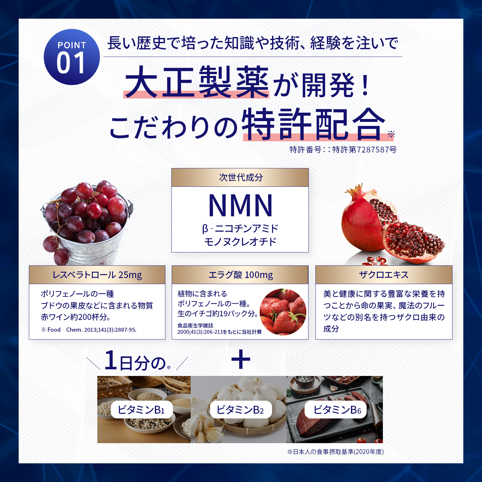 大正製薬 公式 NMN taisho 1袋3粒×30袋 90カプセル サプリメント