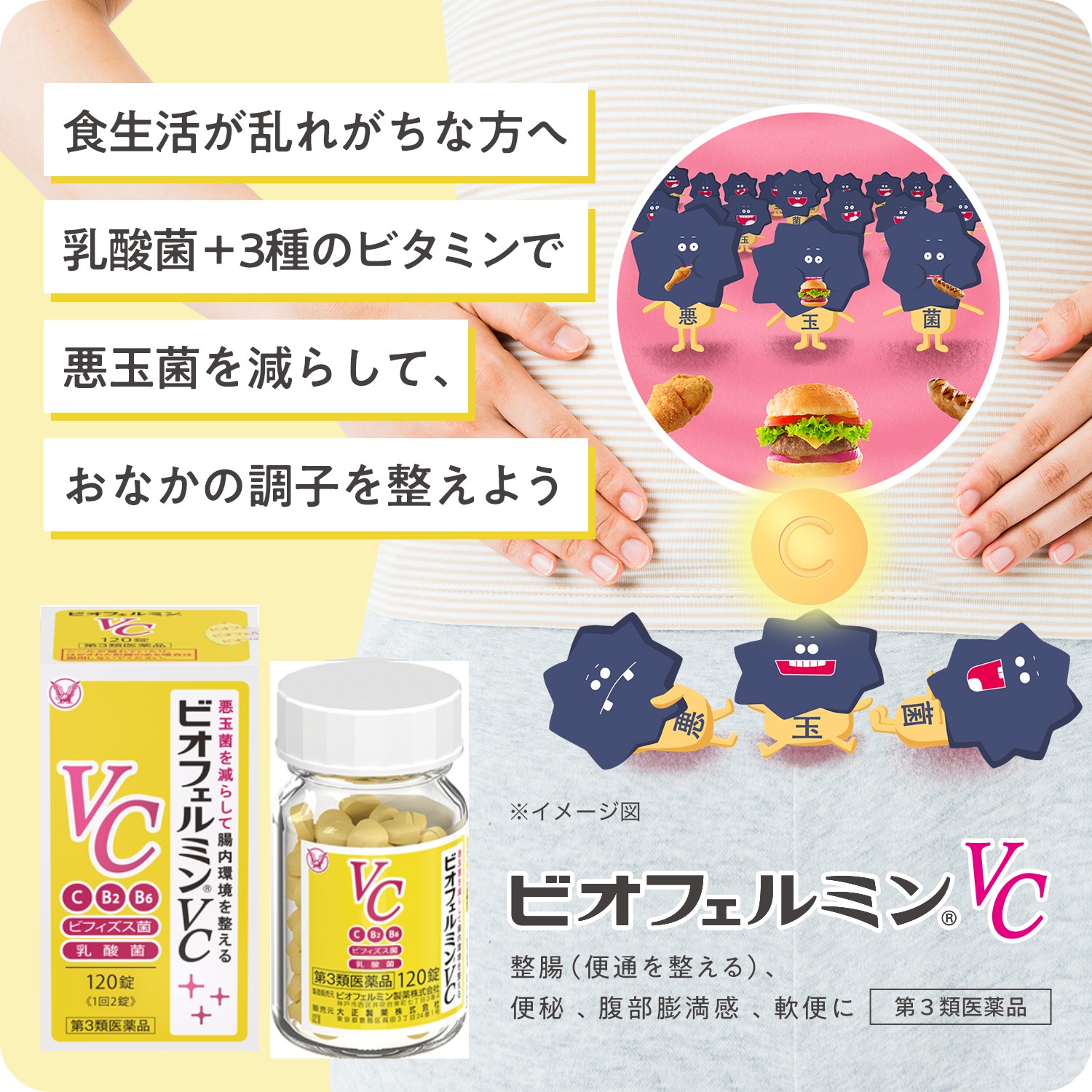 第3類医薬品 ビオフェルミンVC 360錠 2...の詳細画像1