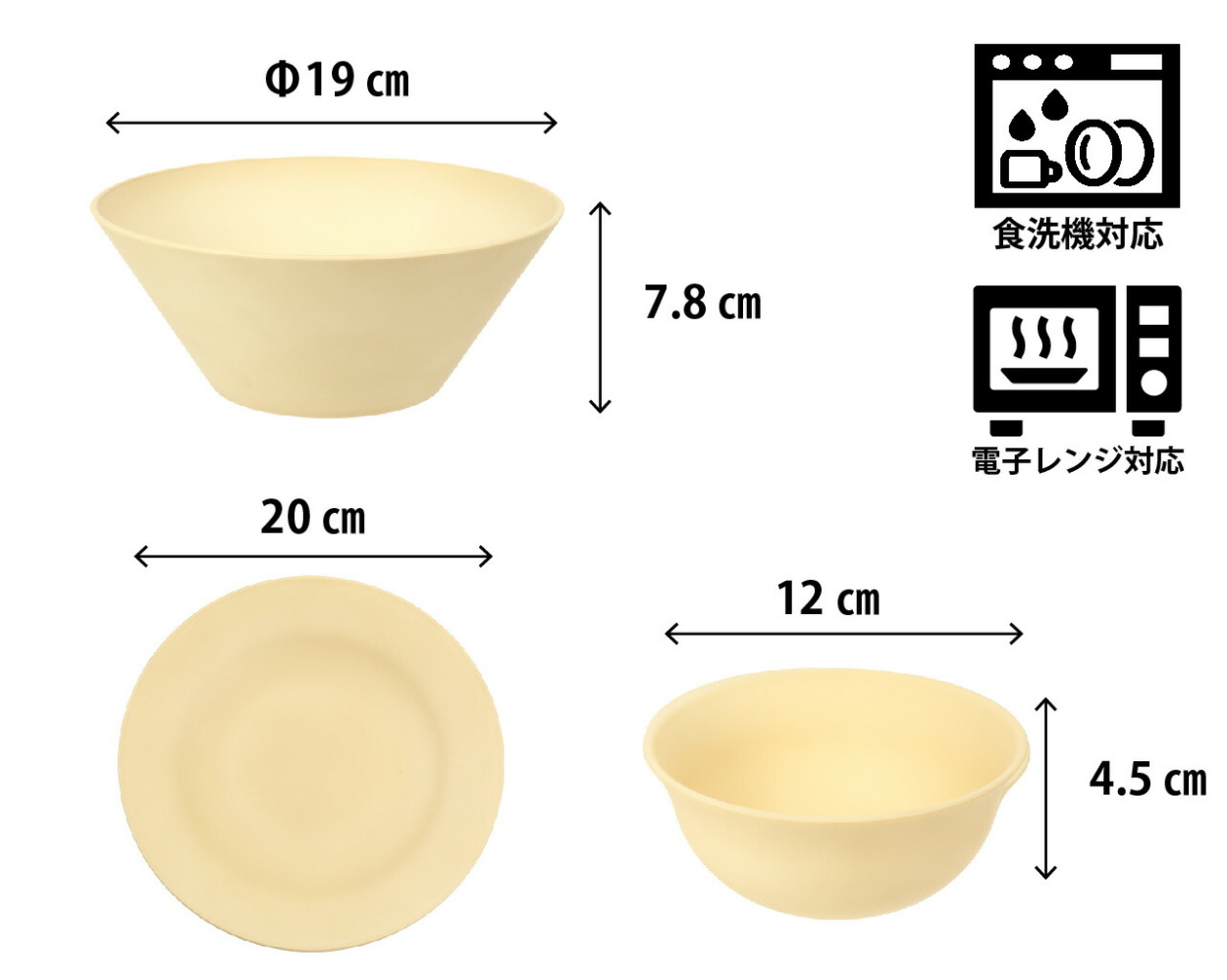楽天市場】食器セット 6点入りA 日本製 プラスチック 食洗機対応