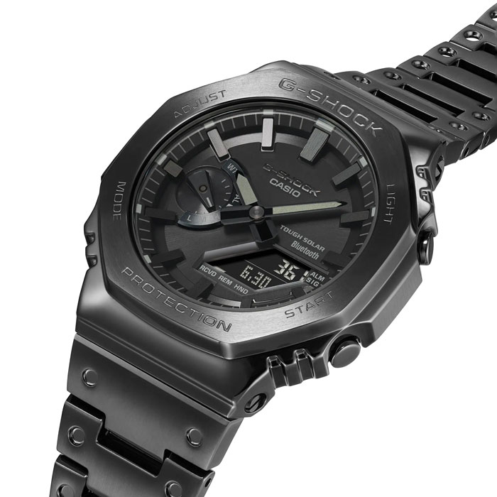 Bluetooth搭載 フルメタル ソーラー GM-B2100BD-1AJF G-SHOCK FULL METAL フルメタル 2100 オクタゴン ブラック GM-B2100BD