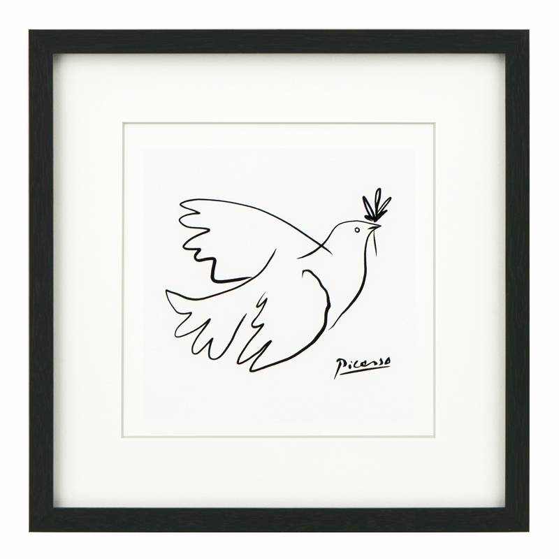 フレーム付き絵画 33 パブロ・ピカソ m1 動物 ポスター 絵 インテリア