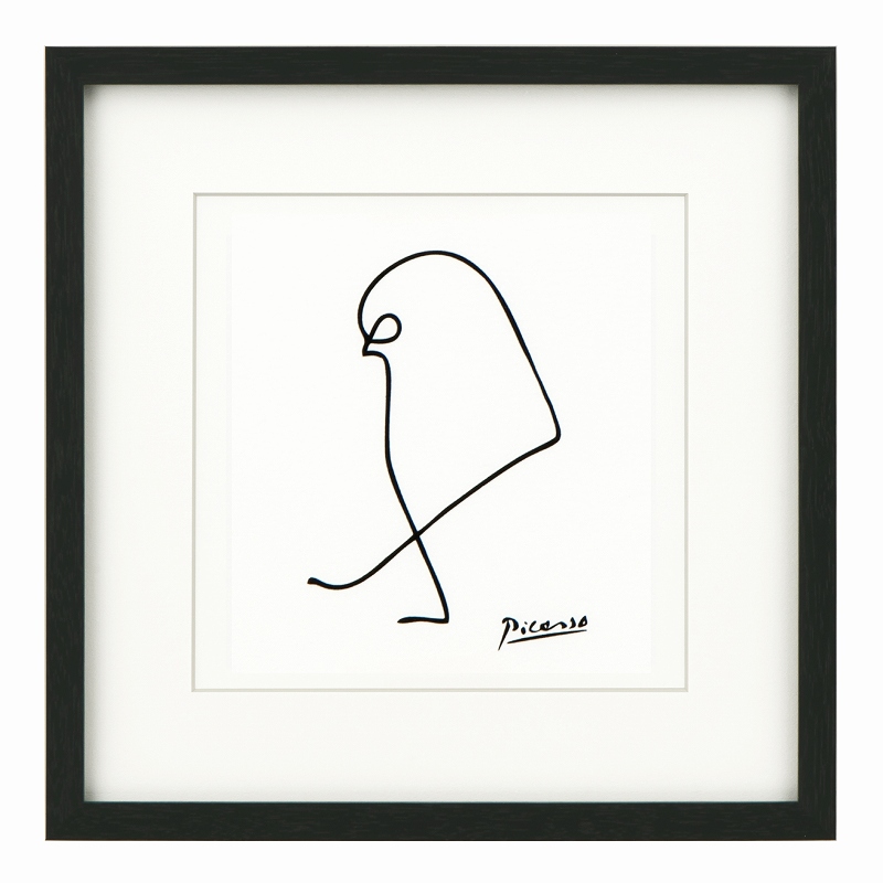 フレーム付き絵画 33 パブロ・ピカソ m1 動物 ポスター 絵 インテリア