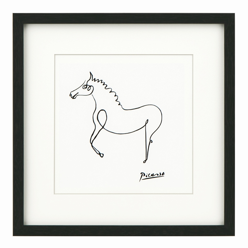 フレーム付き絵画 33 パブロ・ピカソ m1 動物 ポスター 絵 インテリア