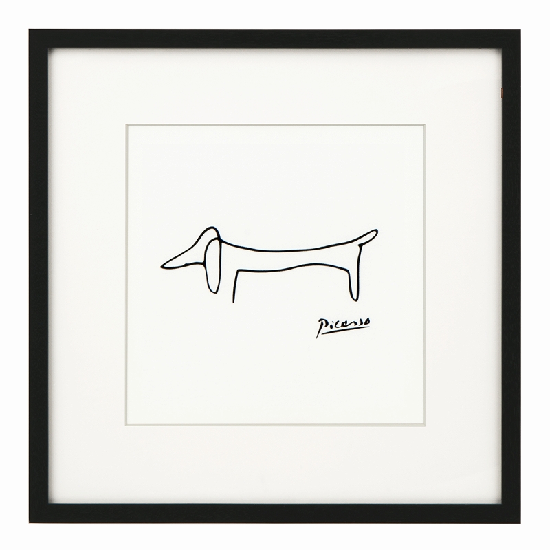 フレーム付き絵画 53 パブロ・ピカソ m1 動物 ポスター 絵 インテリア