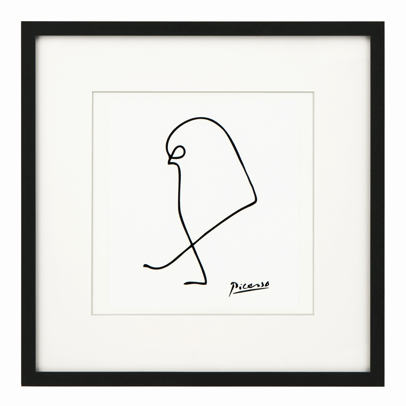フレーム付き絵画 53 パブロ・ピカソ m1 動物 ポスター 絵 インテリア