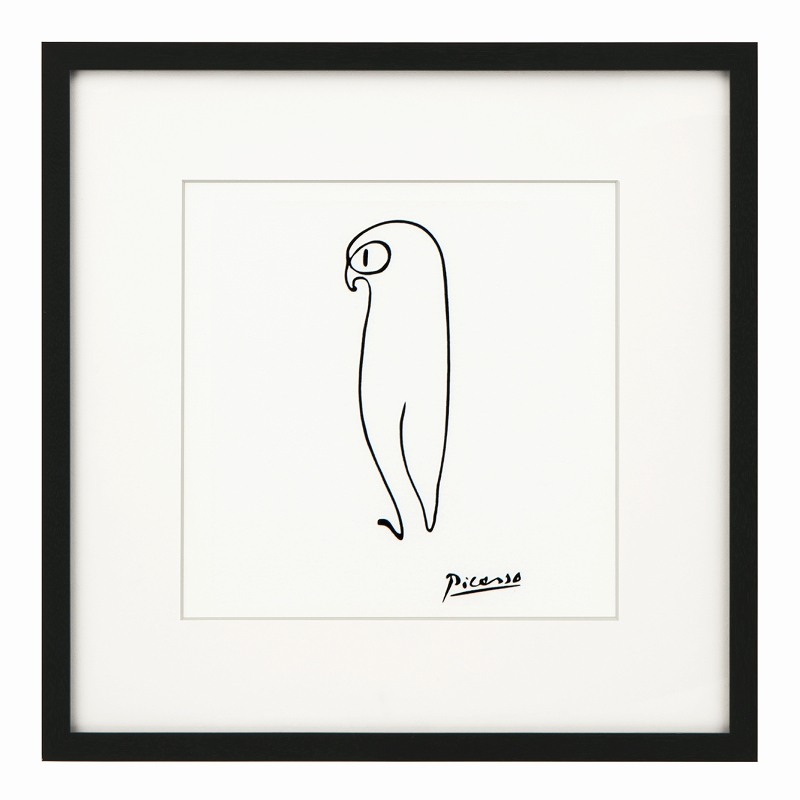 フレーム付き絵画 53 パブロ・ピカソ m1 動物 ポスター 絵 インテリア