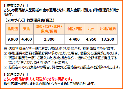 200サイズ送料