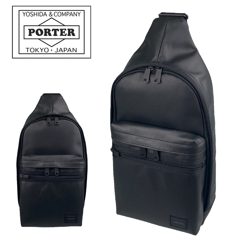 美品　PORTER ポーター 本革 ボディバッグ アルーフ スリングショルダー クーポン】ポーター PORTER ポーター アルーフ スリング