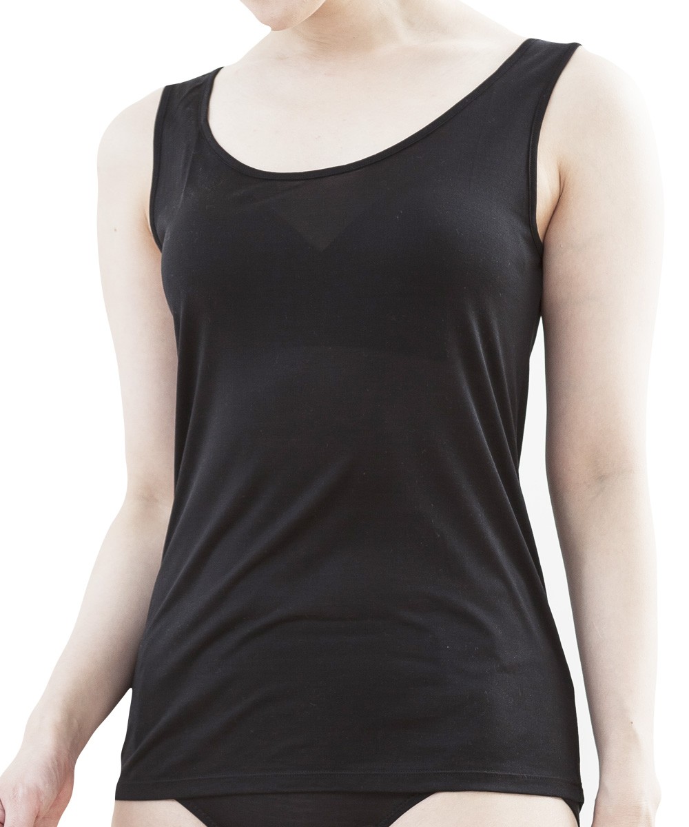 シルク100 タンクトップ 肌に優しい肌着 汗取り 吸汗速乾 レディース インナー ノースリーブ シンプル 肌着 下着女性 冷えとり 無地 重ね着 ゆったり 体型カバー J610wb 肌に優しい下着のお店bodyhints 通販 Yahoo ショッピング