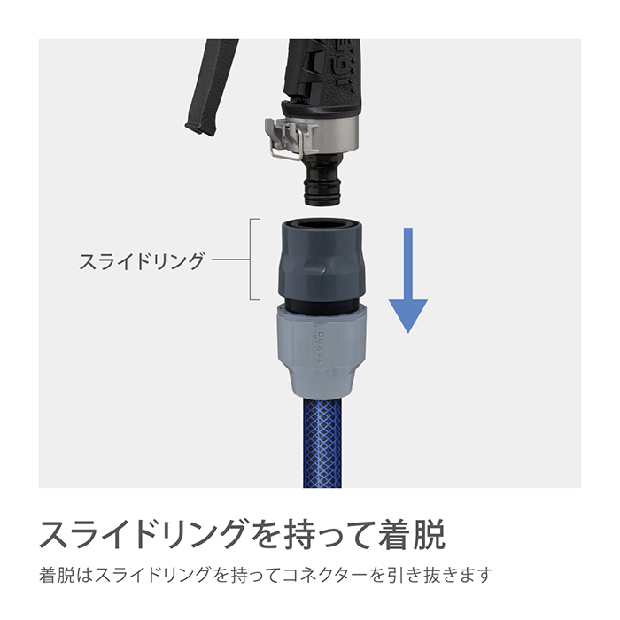 タカギ（takagi） コネクター ラクロックコネクター G1079GY 公式 安心