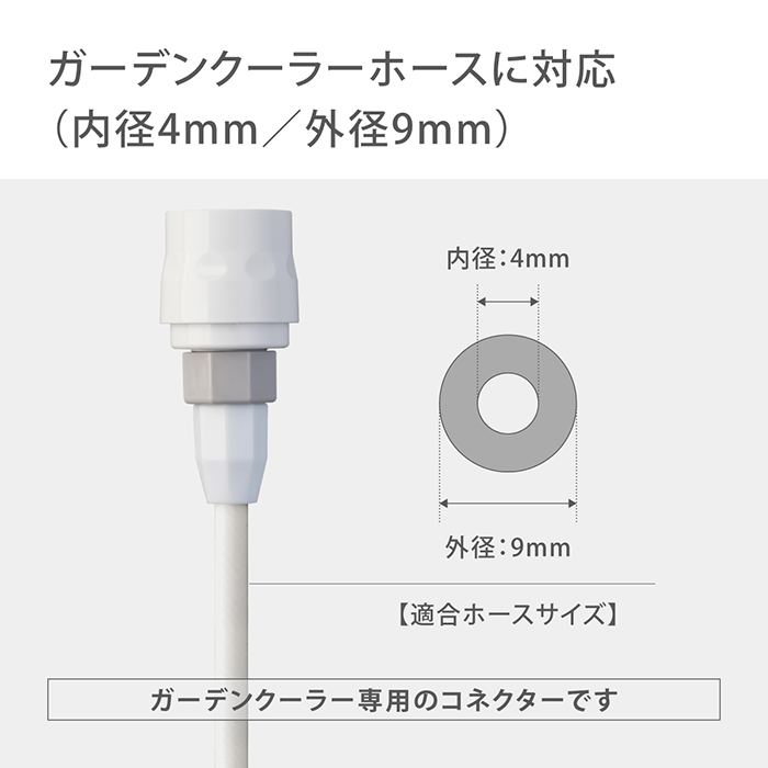 タカギ 交換用部品 ガーデンクーラーコネクター GCB12 takagi