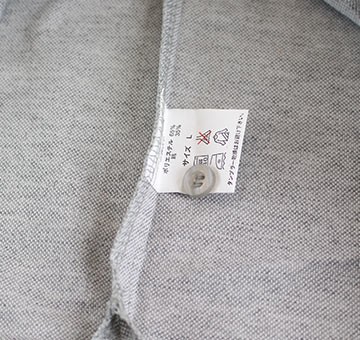 ポロシャツ 長袖 鹿の子 detail