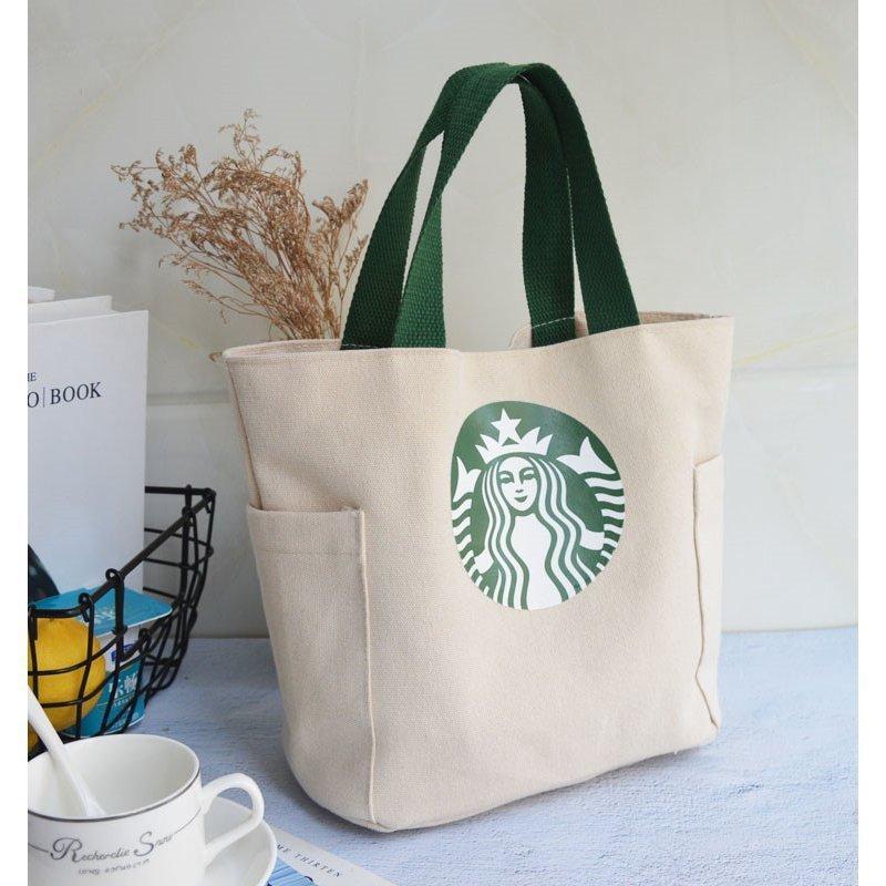 STARBUCKS スターバックス   トートバッグ  お買い物 エコバッグ   弁当バッグ　男女兼用 母の日　2023｜takai-momotaro-store｜05