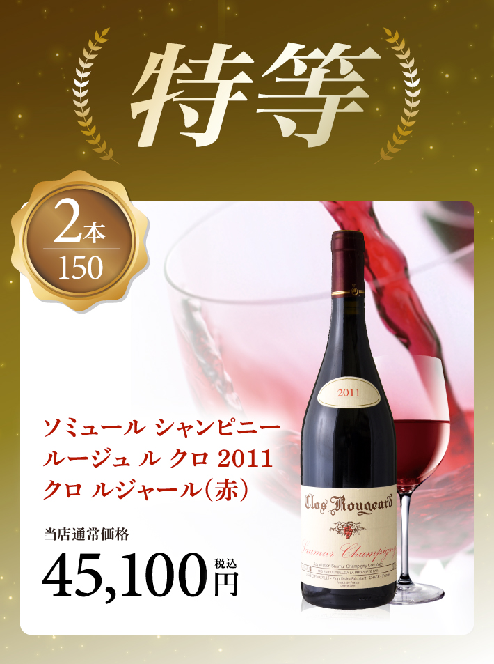 数量限定 1本5300円の MIX ワイン くじ ( 送料別 追加10本迄同梱可